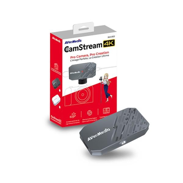 [Avermedia] 에버미디어 CamStream 4K BU113G2 블랙