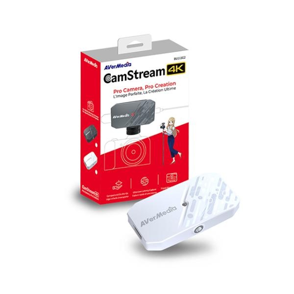 [Avermedia] 에버미디어 CamStream 4K BU113G2 화이트