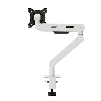 알파스캔 AOC AM400 문스톤 펄 싱글 모니터암