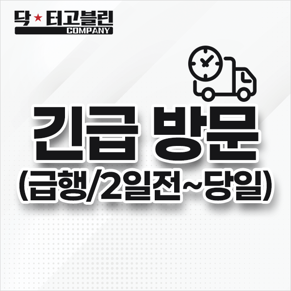 긴급 방문 서비스(급행 / 2일전~당일)